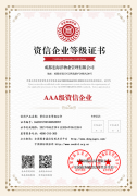 資信企業(yè)等級(jí)證書